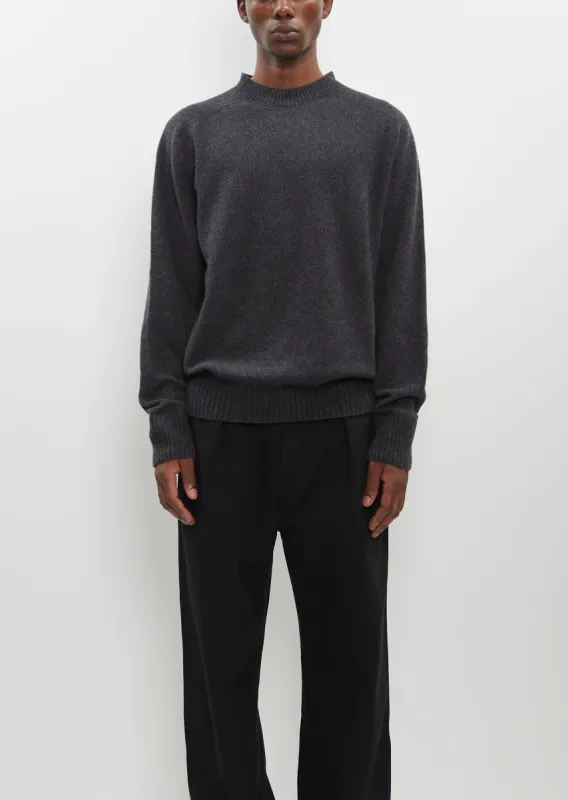 Seamless Crew Neck — Storm Grey sold by La Garconne