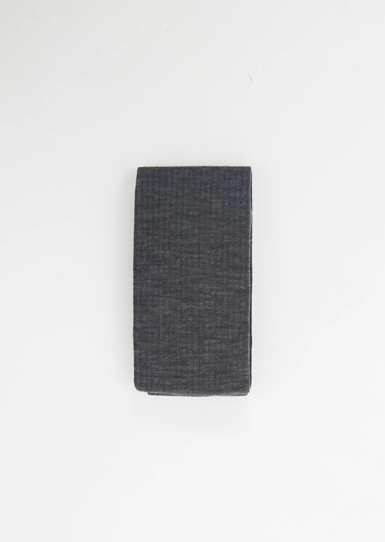 Ribbed Tights — Charcoal sold by La Garconne