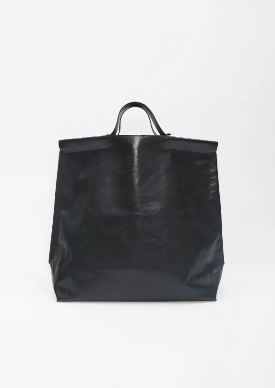 Shopper Bag, Large — Black sold by La Garconne