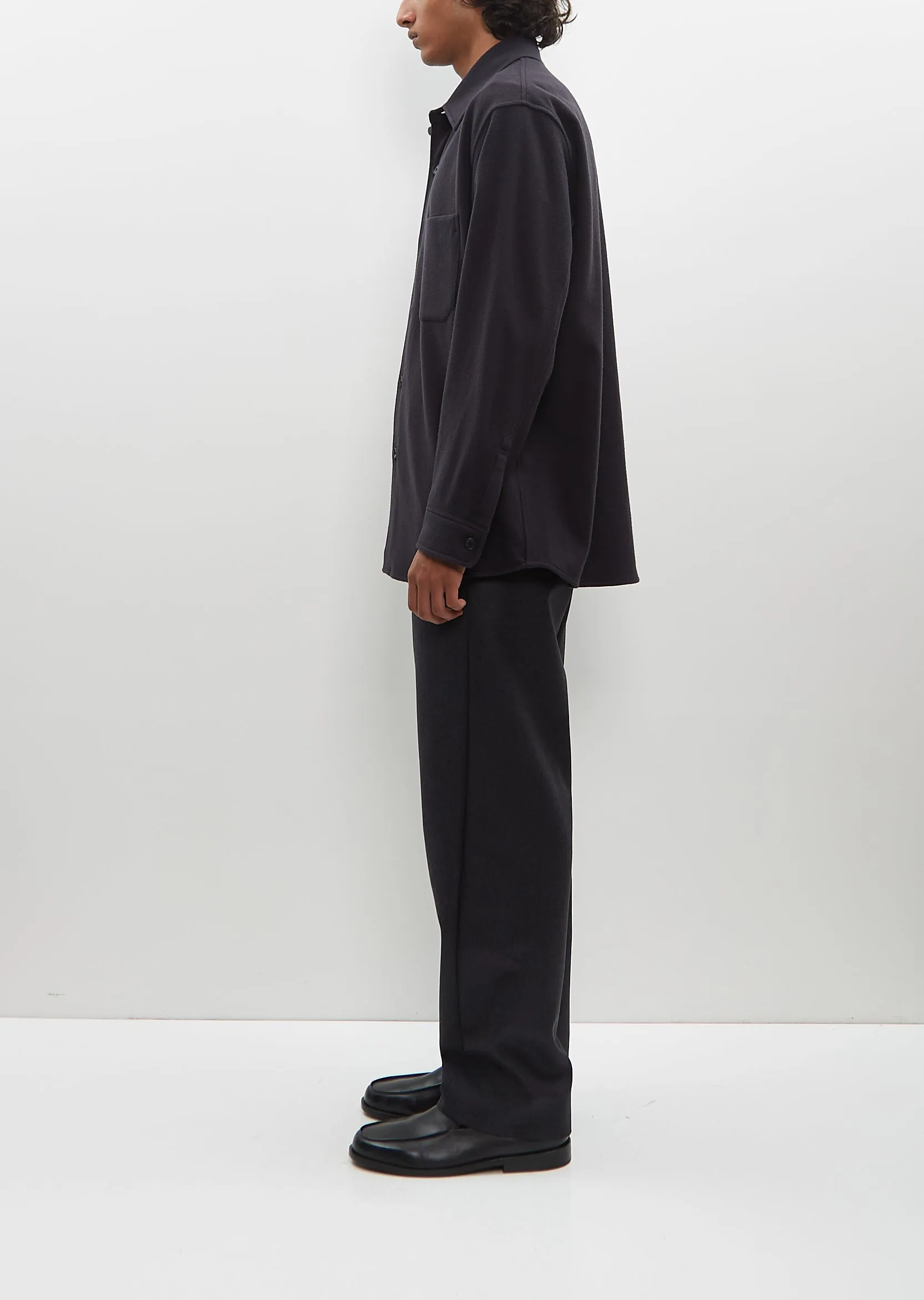 Brushed Super Fine Wool Flannel Shirt sold by La Garconne product image thumbnail 2