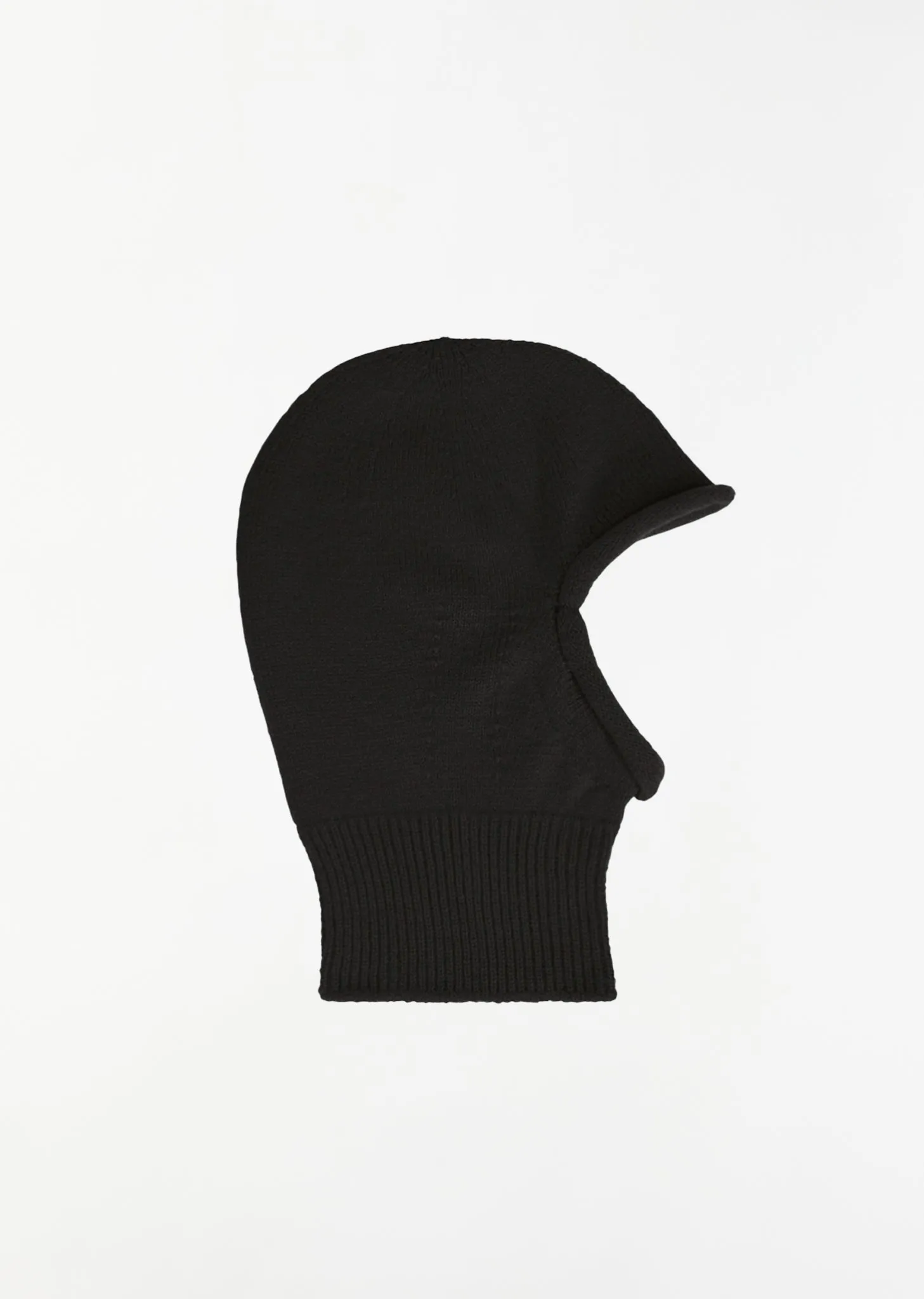 Chunky Wool Balaclava — Black sold by La Garconne