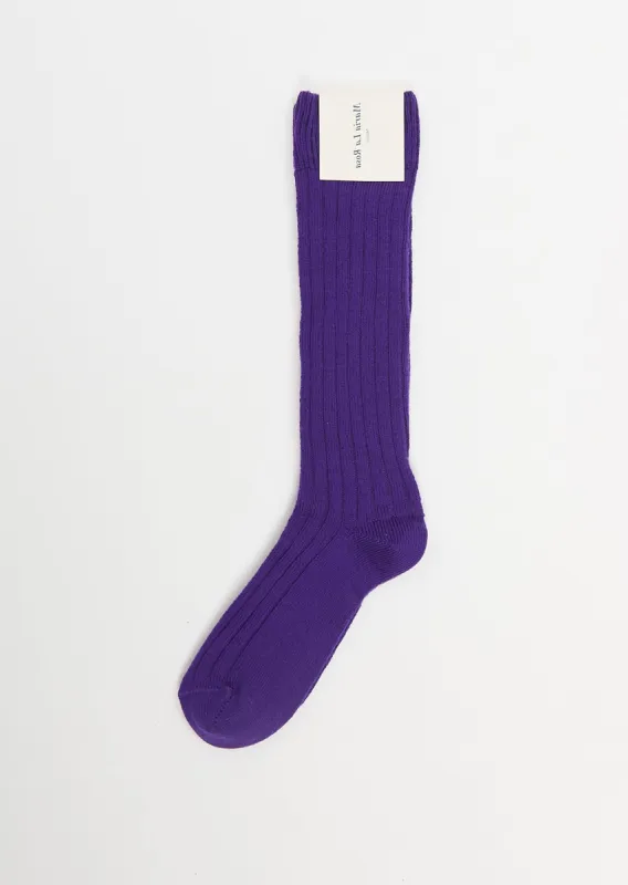 College Socks — Violet sold by La Garconne