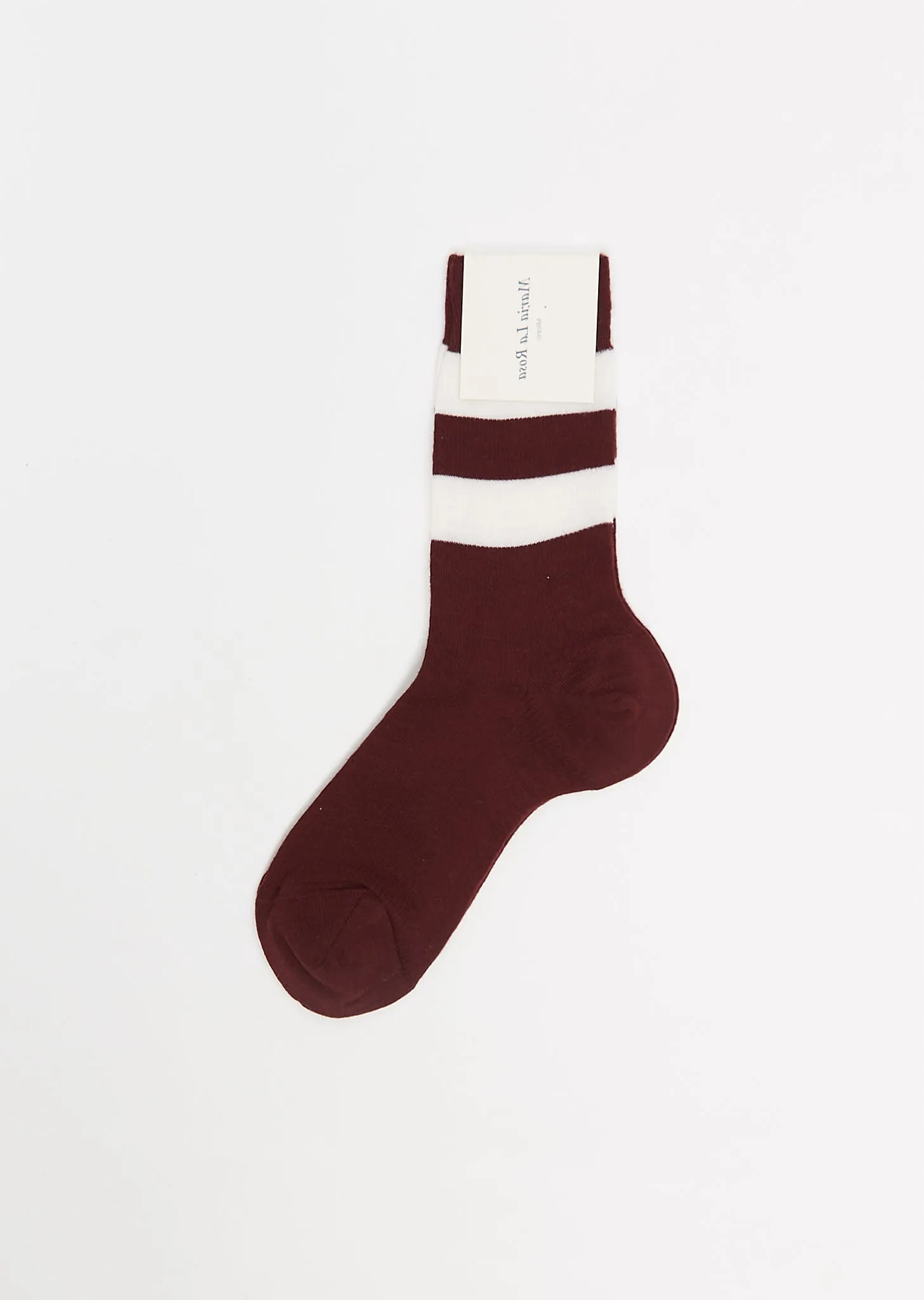 Striped Socks — Bordeaux sold by La Garconne