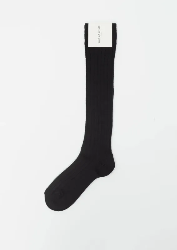 College Socks — Black sold by La Garconne