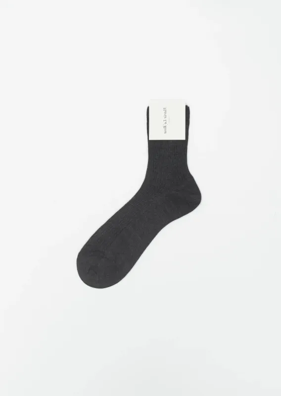 English Socks — Dark Grey sold by La Garconne