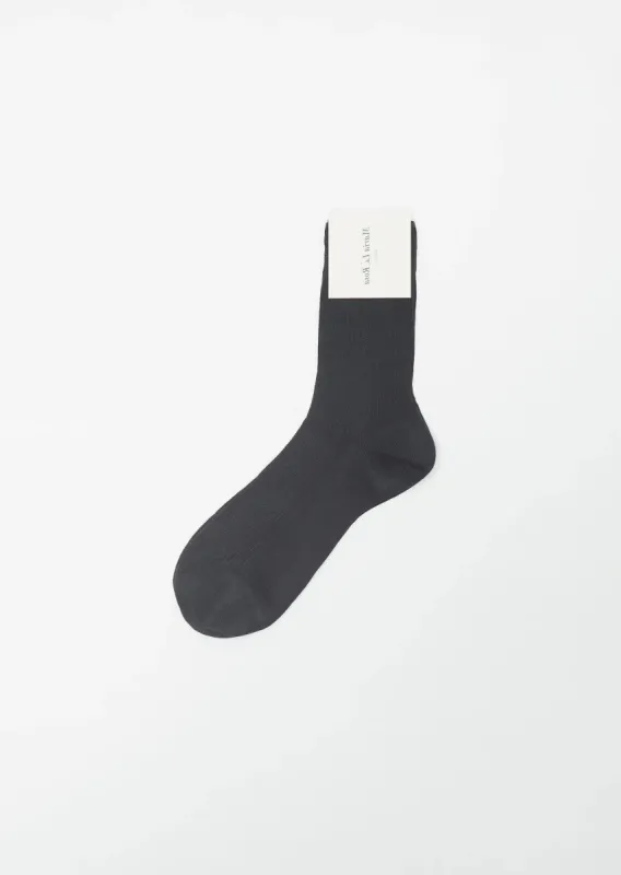 One Ribbed Socks — Fumo sold by La Garconne