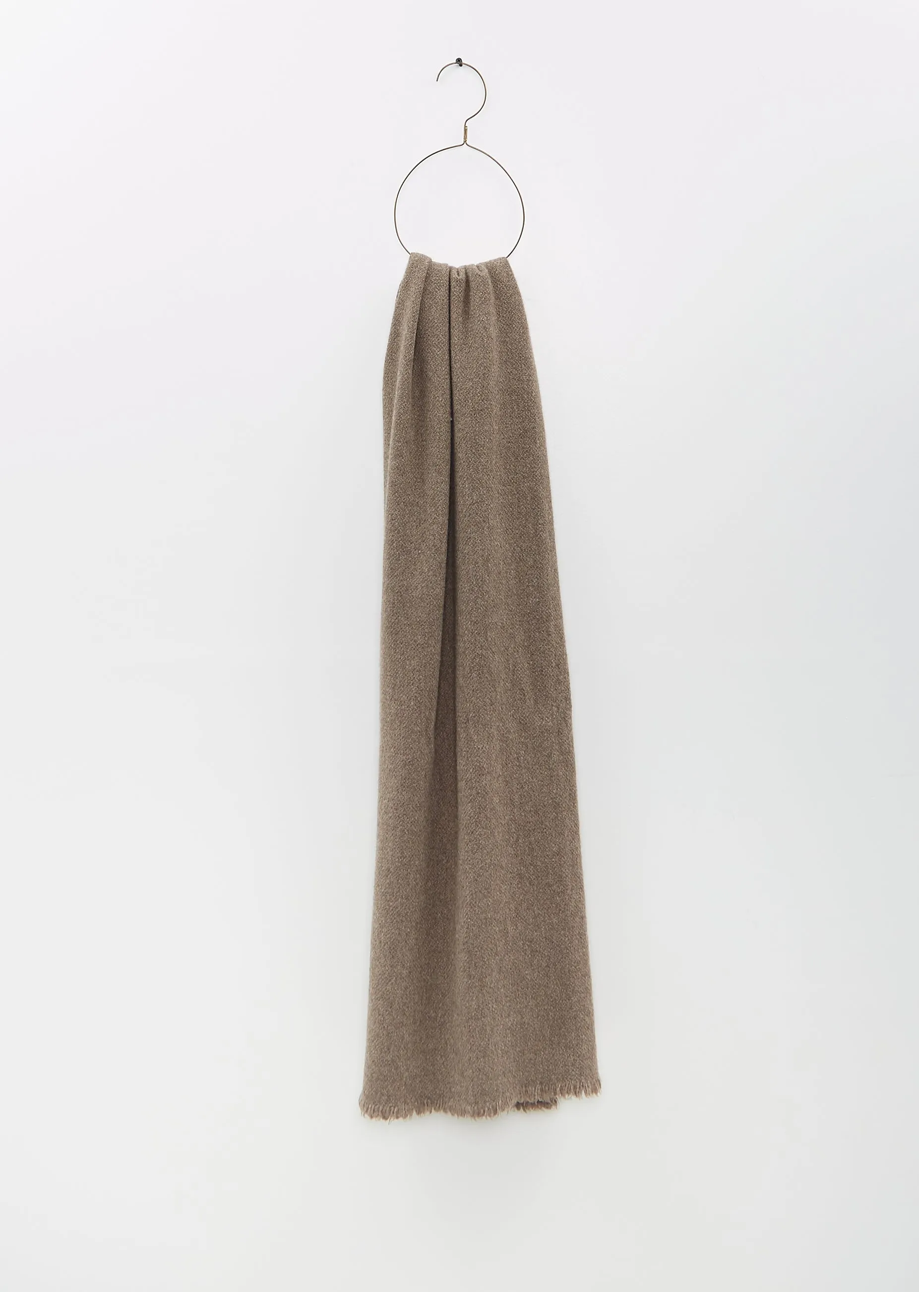 Nomad Classic Scarf — Natural Yak Grey sold by La Garconne