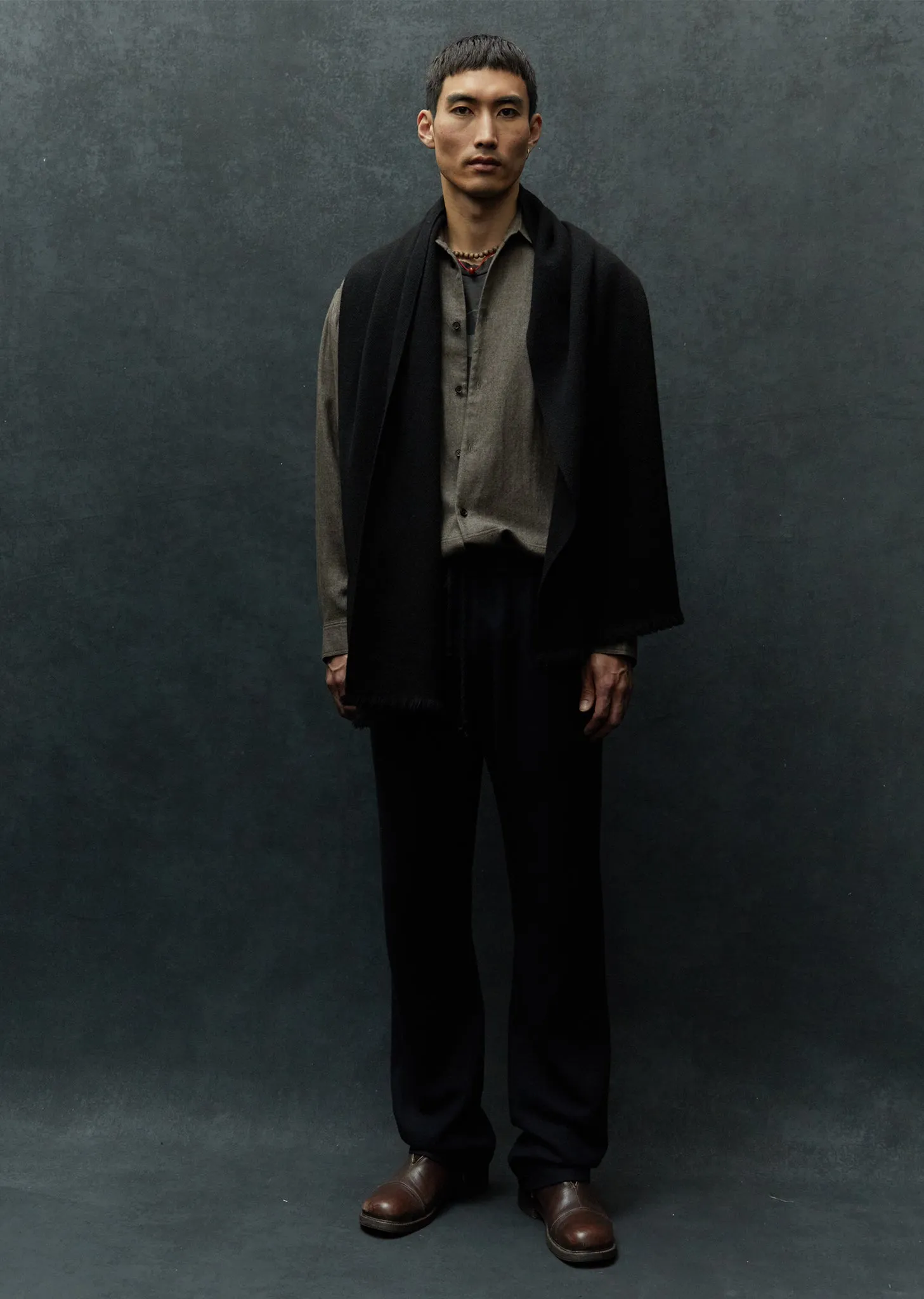 Nomad Skinny Scarf — Black sold by La Garconne product image thumbnail 2