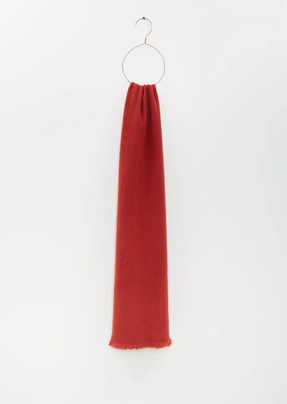 Nomad Skinny Scarf — Red sold by La Garconne