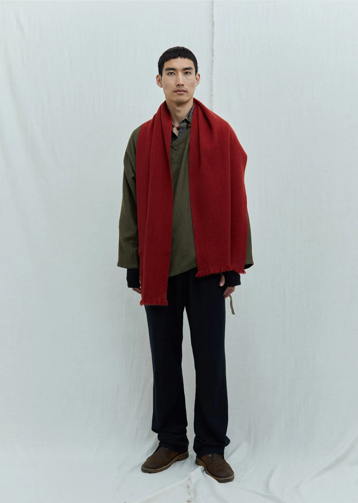 Nomad Skinny Scarf — Red sold by La Garconne product image thumbnail 2