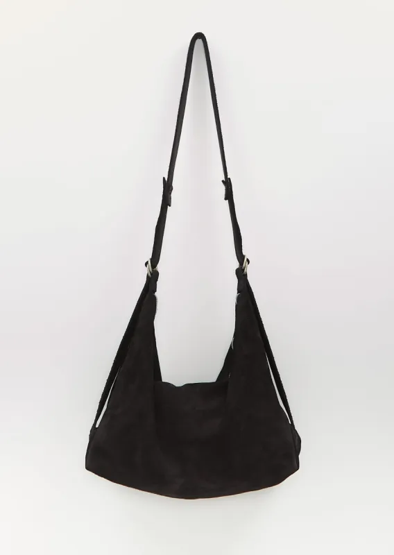 Medium Suede Crossbody Bag sold by La Garconne