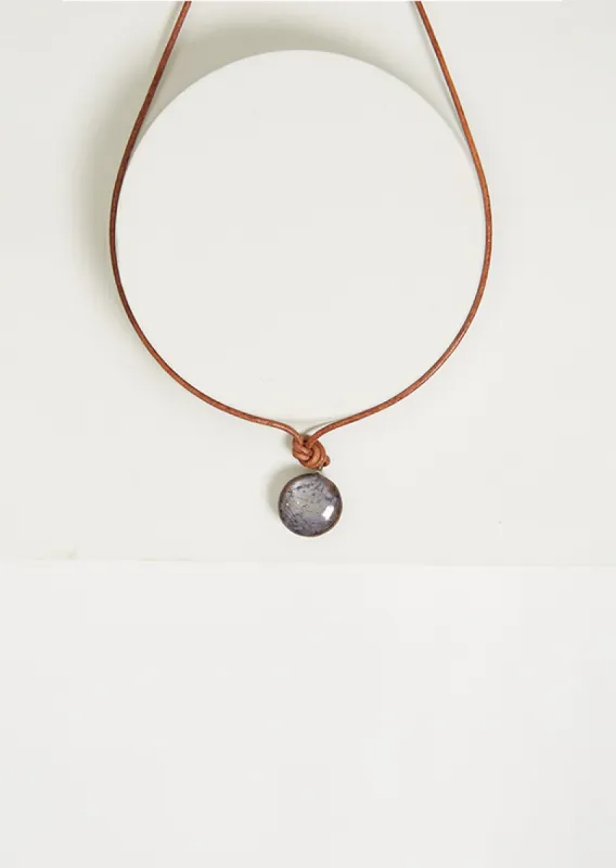 Medium Knotted Ruby Necklace sold by La Garconne