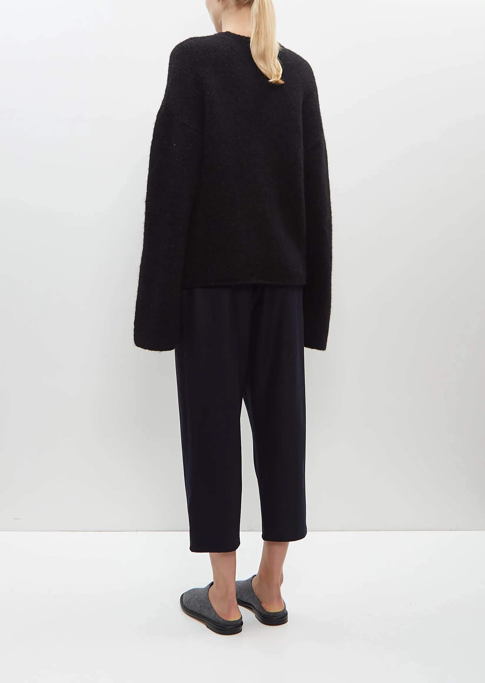 Vello Crewneck — Black sold by La Garconne product image thumbnail 3