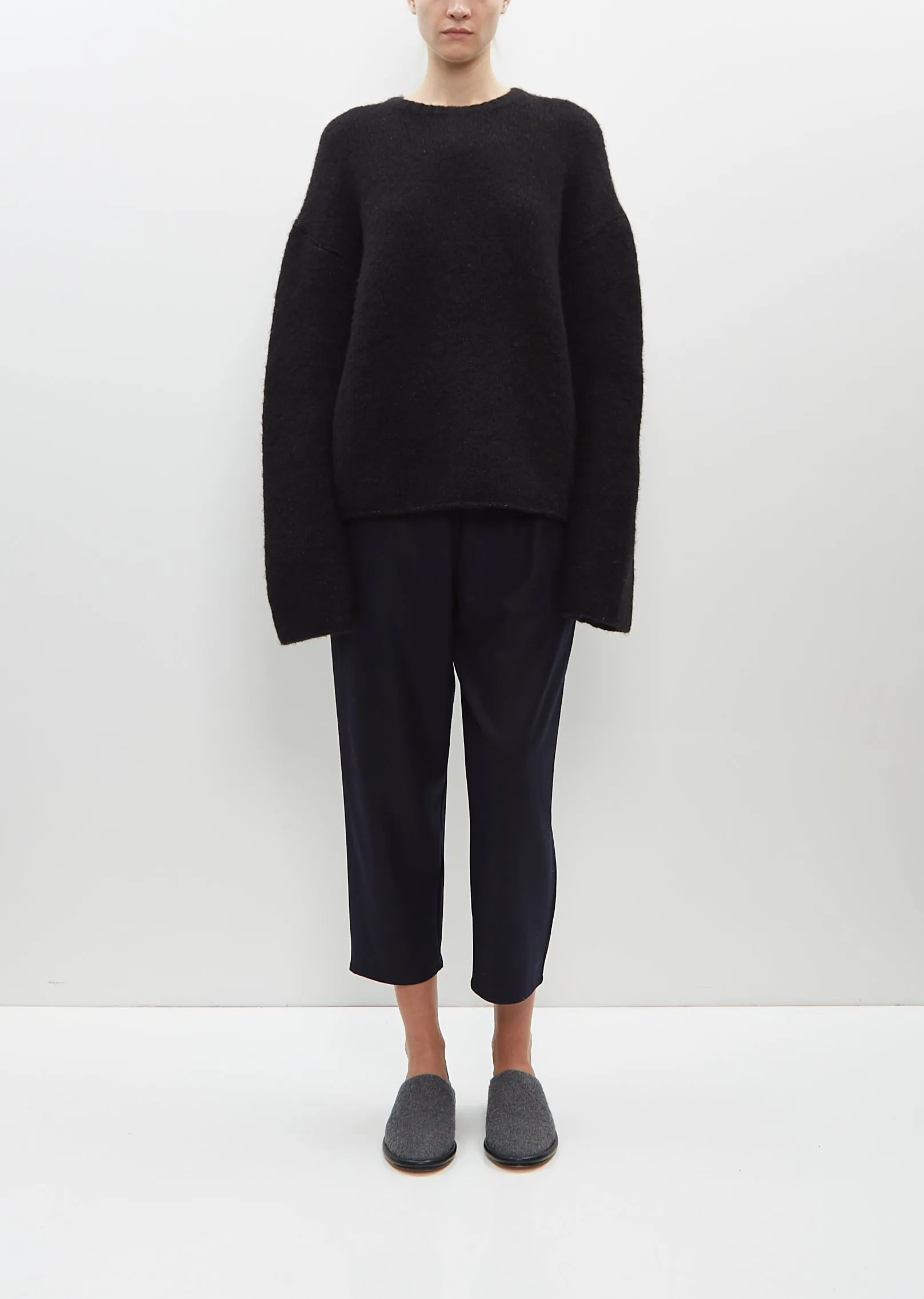 Vello Crewneck — Black sold by La Garconne product image thumbnail 5