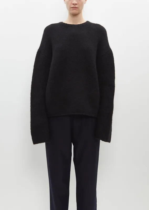 Vello Crewneck — Black sold by La Garconne