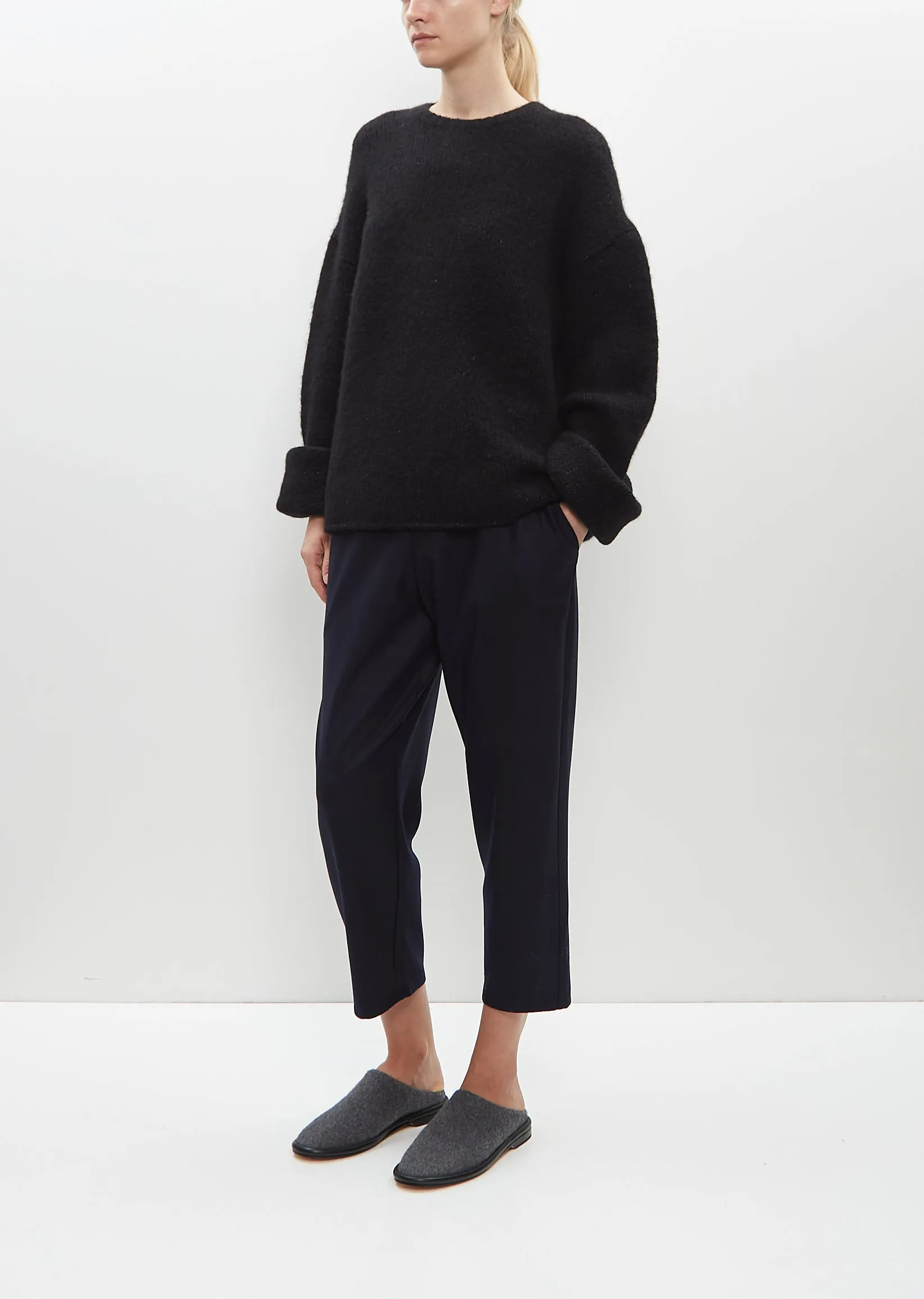 Vello Crewneck — Black sold by La Garconne product image thumbnail 4