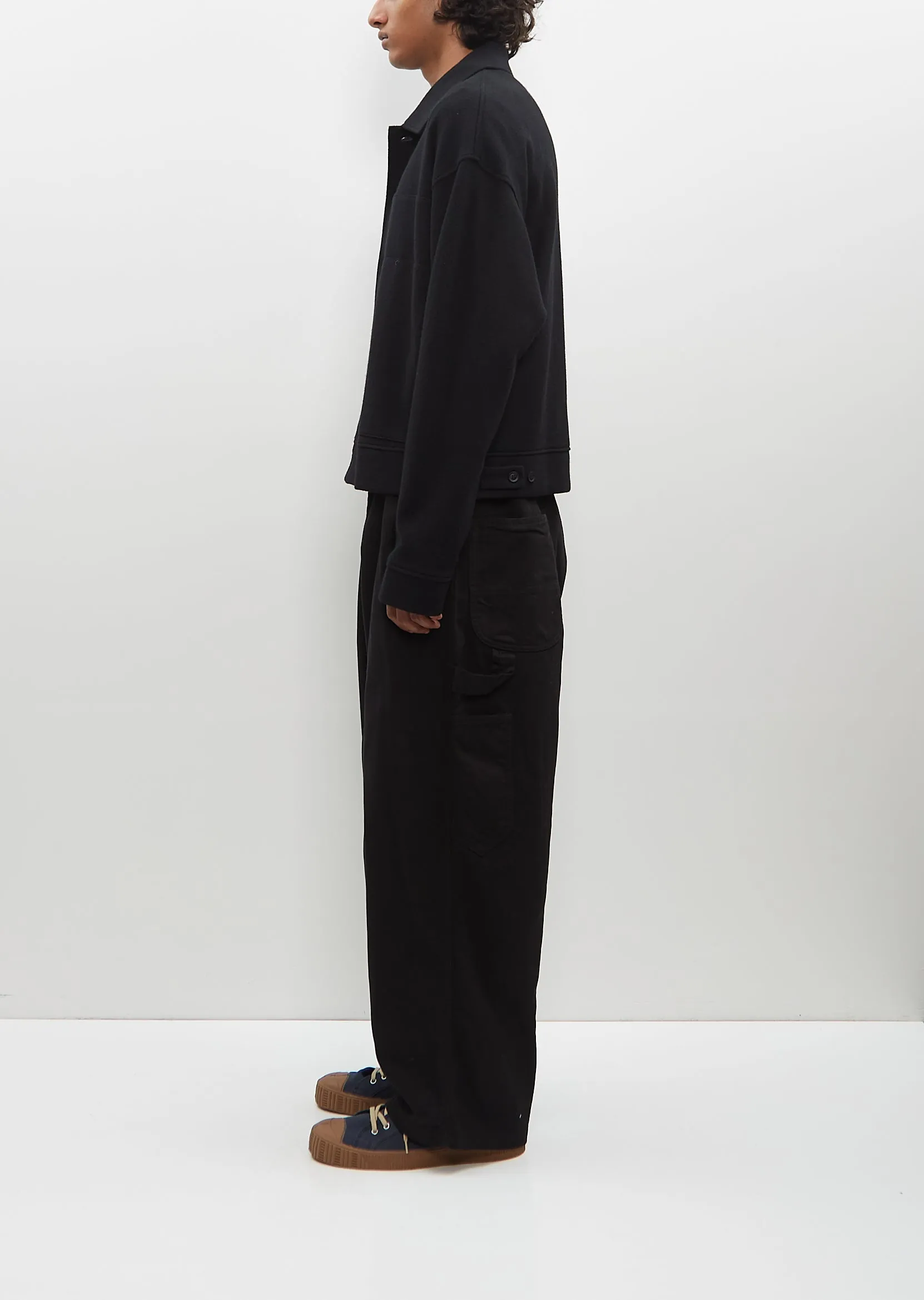 Drawstring Work Pant — Black sold by La Garconne product image thumbnail 2