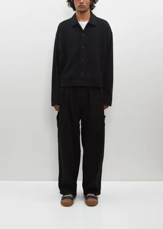 Drawstring Work Pant — Black sold by La Garconne