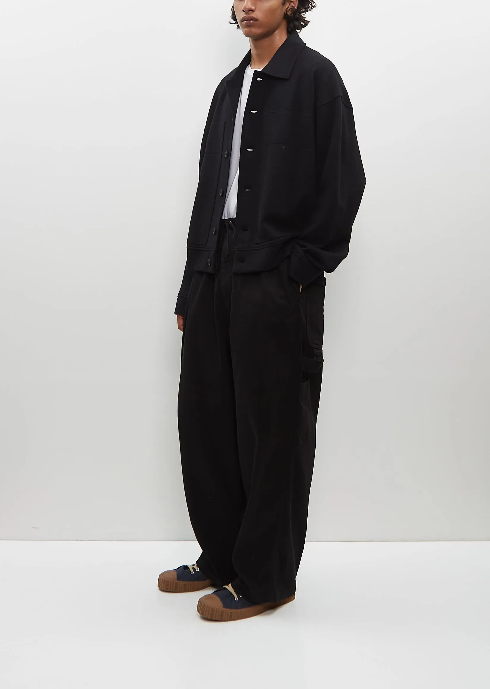 Drawstring Work Pant — Black sold by La Garconne product image thumbnail 4
