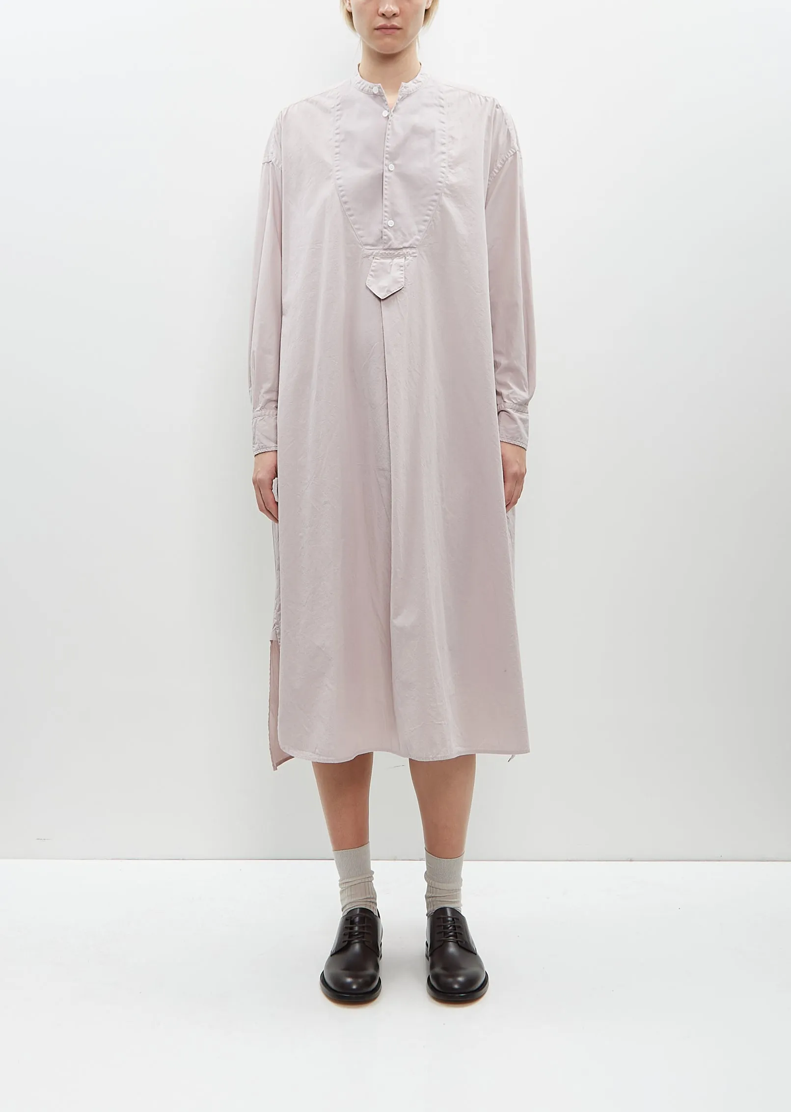 Tuxedo Shirt Dress sold by La Garconne