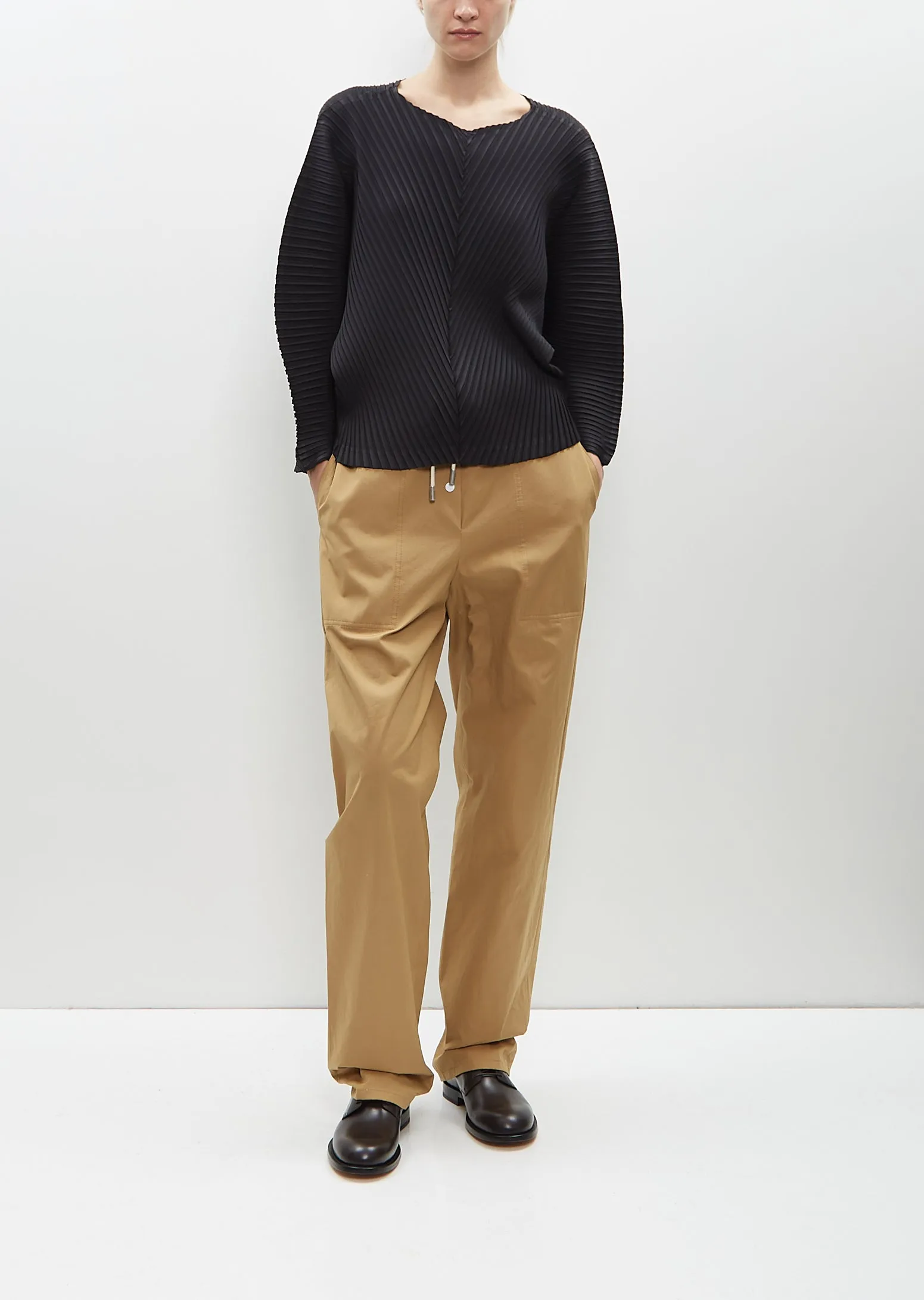 Vigor Pleats Solid Shirt sold by La Garconne product image thumbnail 4