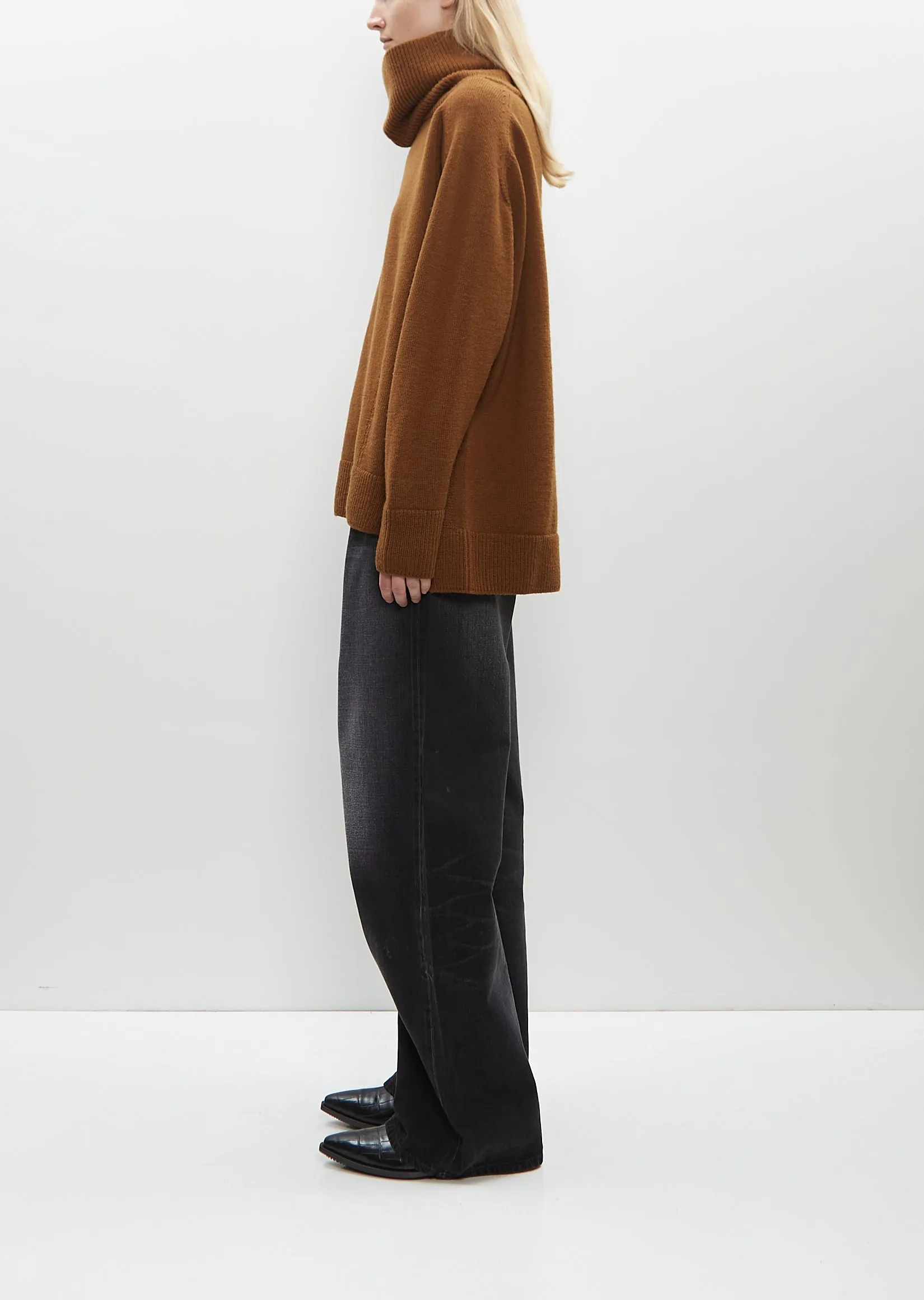 Turtleneck Wool Sweater sold by La Garconne product image thumbnail 2