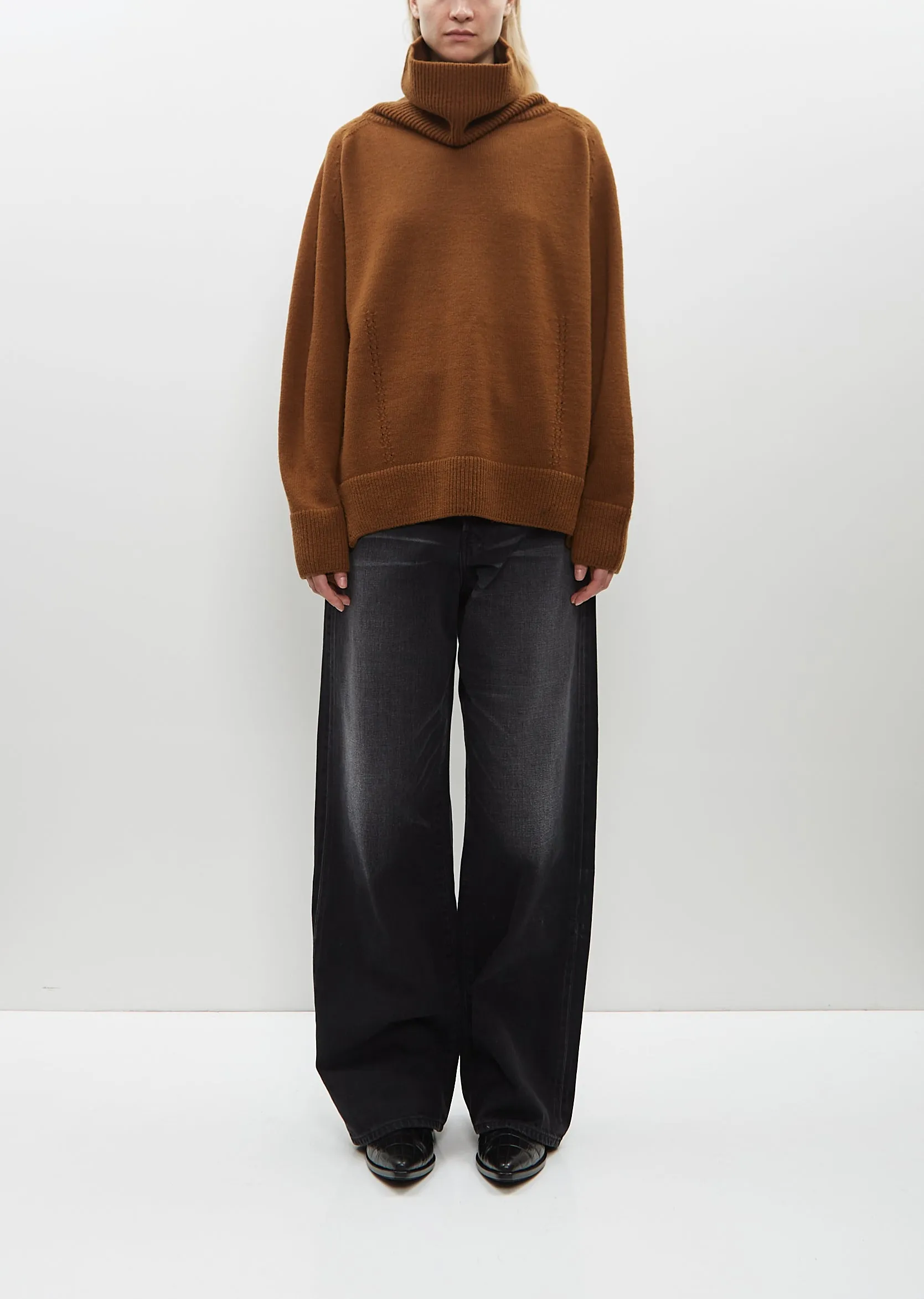 Turtleneck Wool Sweater sold by La Garconne product image thumbnail 4