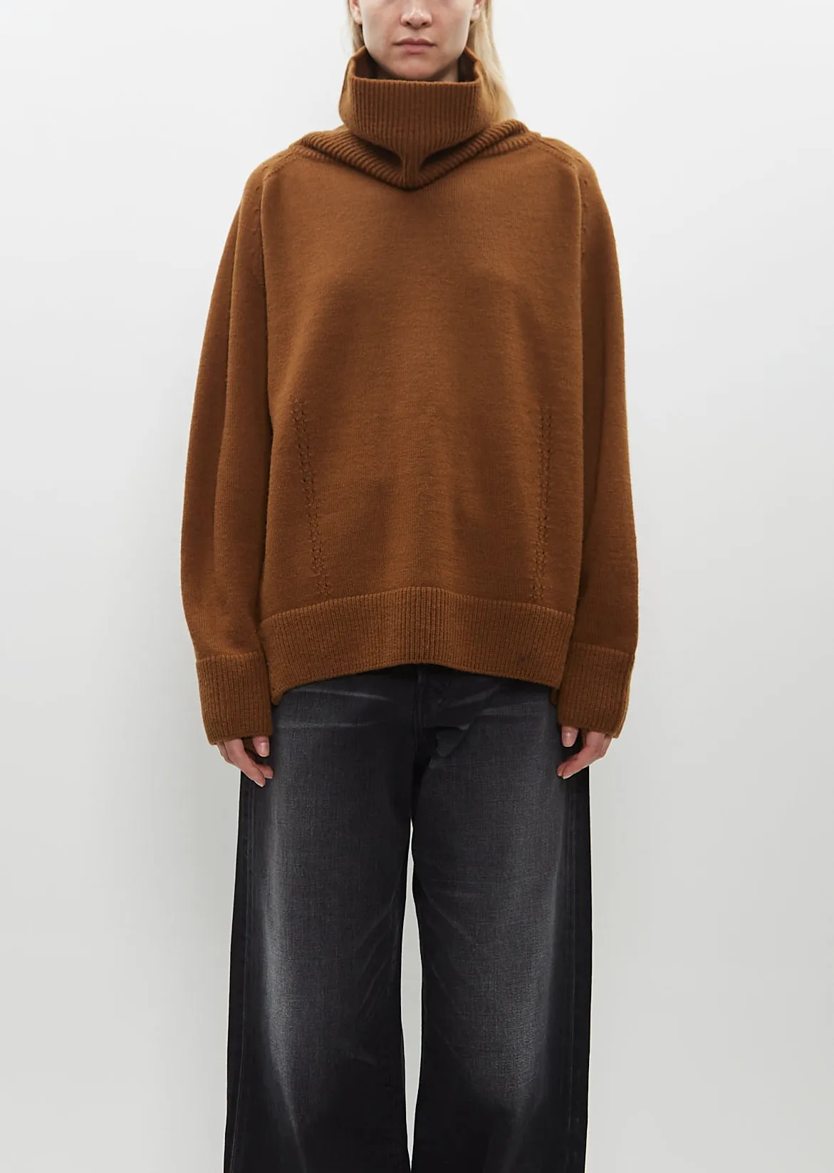 Turtleneck Wool Sweater sold by La Garconne