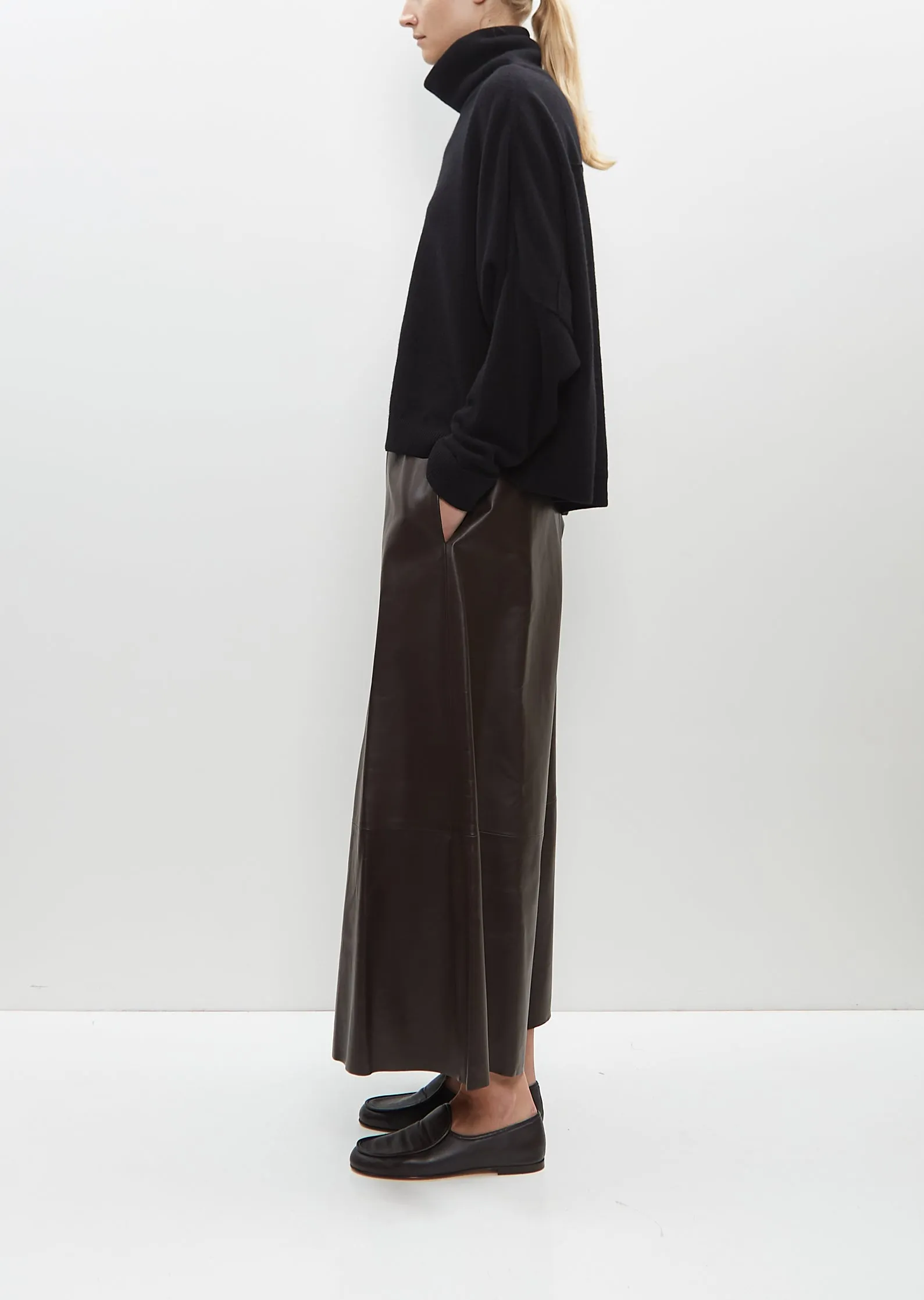 Gaucho Pants — Dark Brown sold by La Garconne product image thumbnail 2
