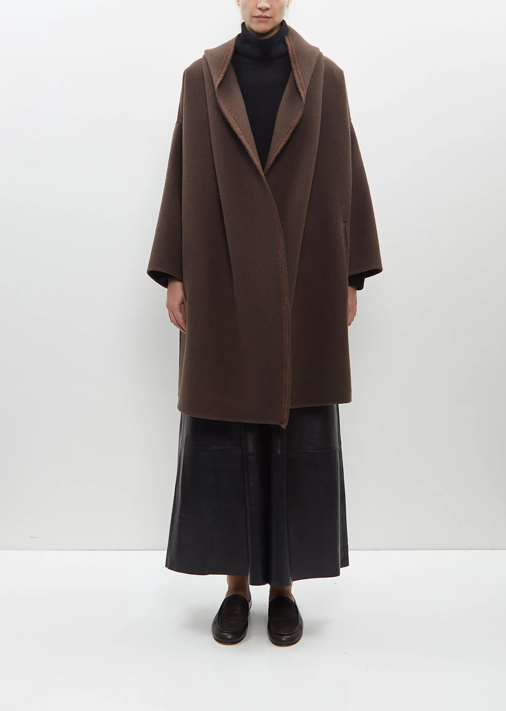 Hooded Coat with Cimossa — Castoro sold by La Garconne