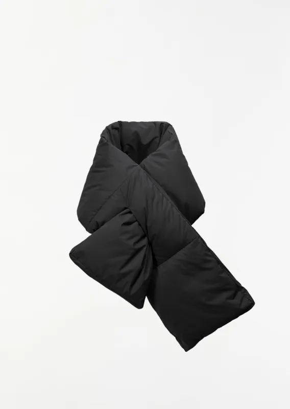 Conduit Down Scarf — Black sold by La Garconne