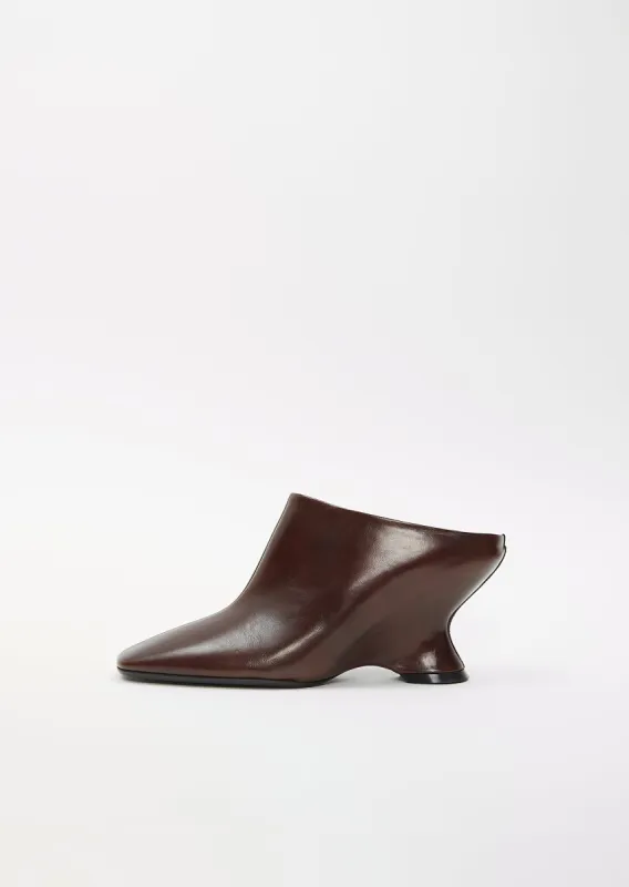 Heeled Wedge Sabot made by Dries Van Noten