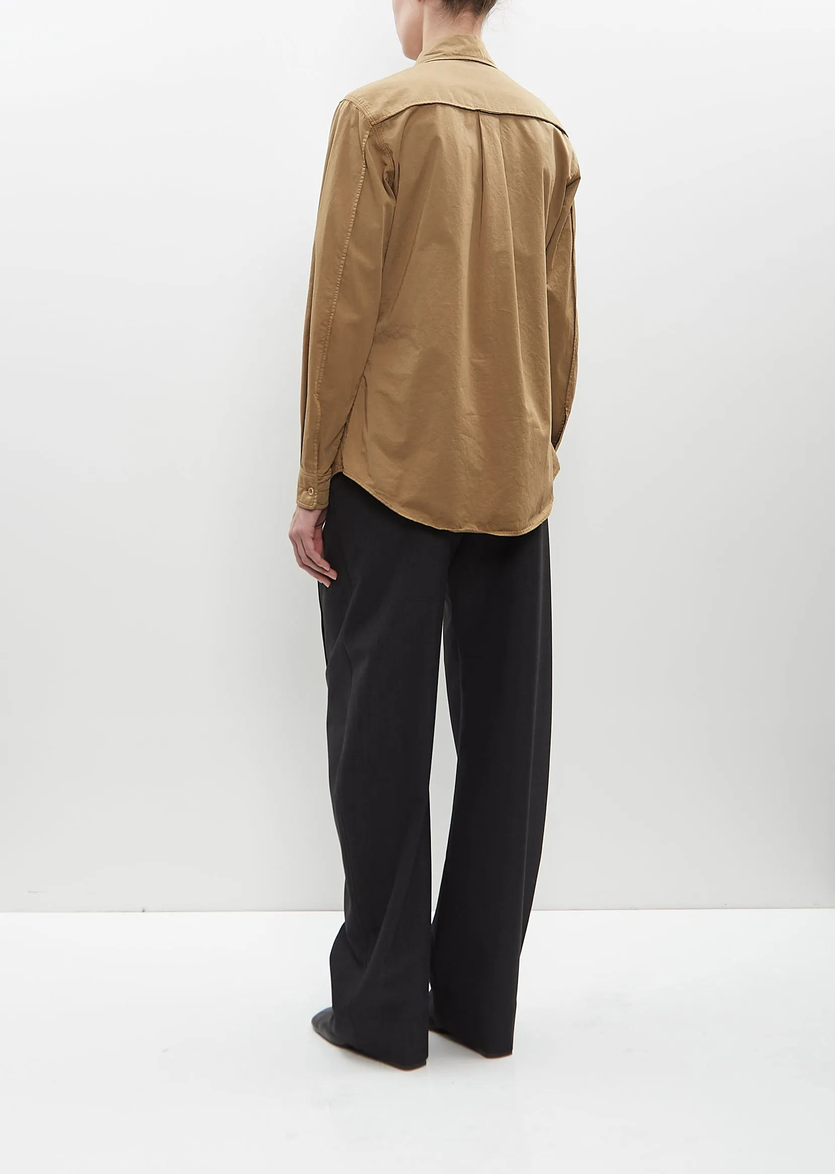 Multi-Topstitch Fitted Shirt sold by La Garconne product image thumbnail 3