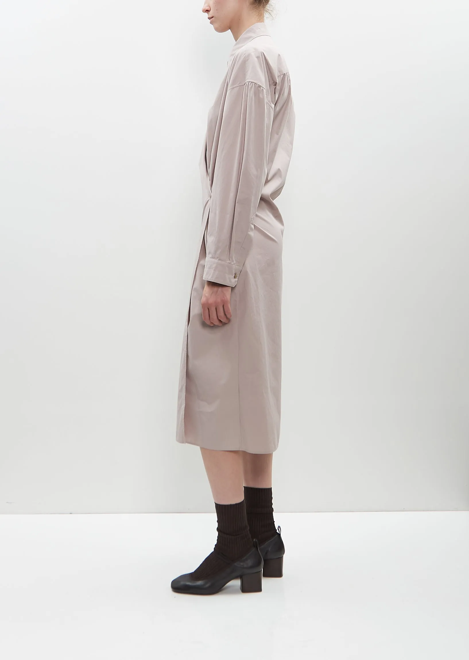 Straight Collar Twisted Dress sold by La Garconne product image thumbnail 2