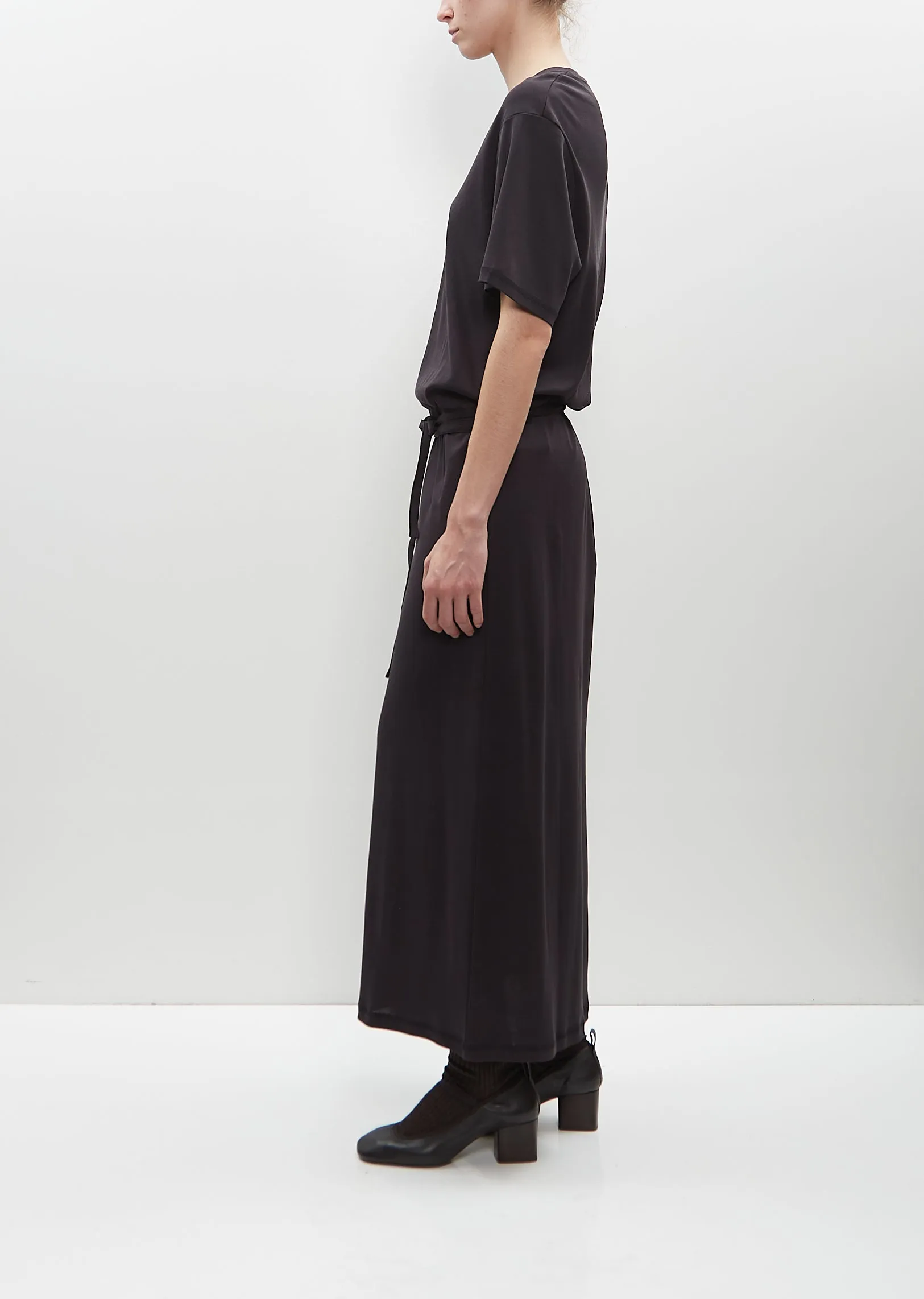 Belted Rib T-Shirt Dress sold by La Garconne product image thumbnail 2