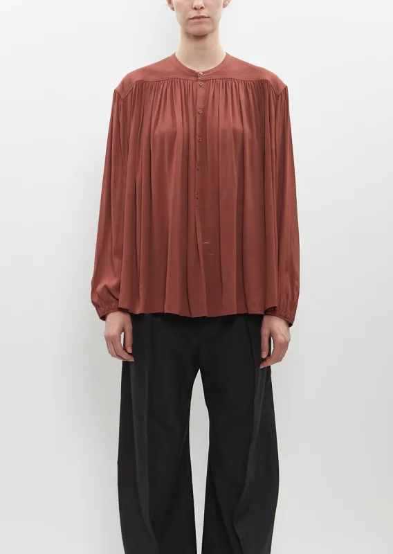 Gathered Blouse sold by La Garconne