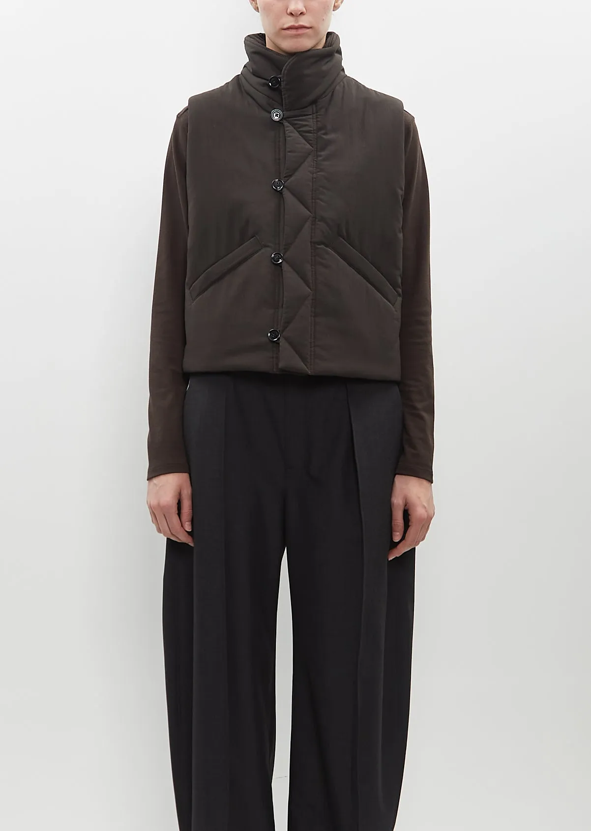 Wadded Gilet sold by La Garconne