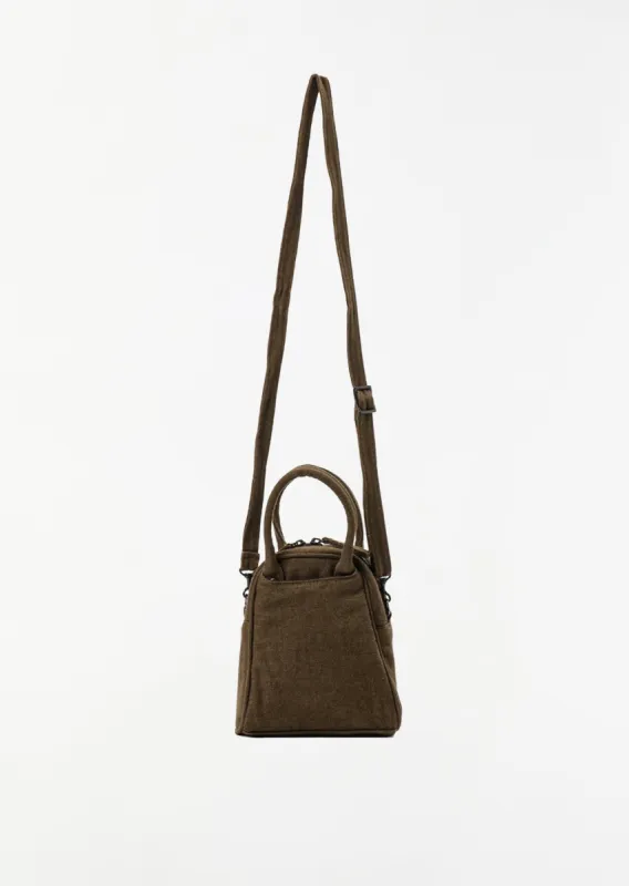 Boston Type Mini Shoulder Bag — Khaki sold by La Garconne