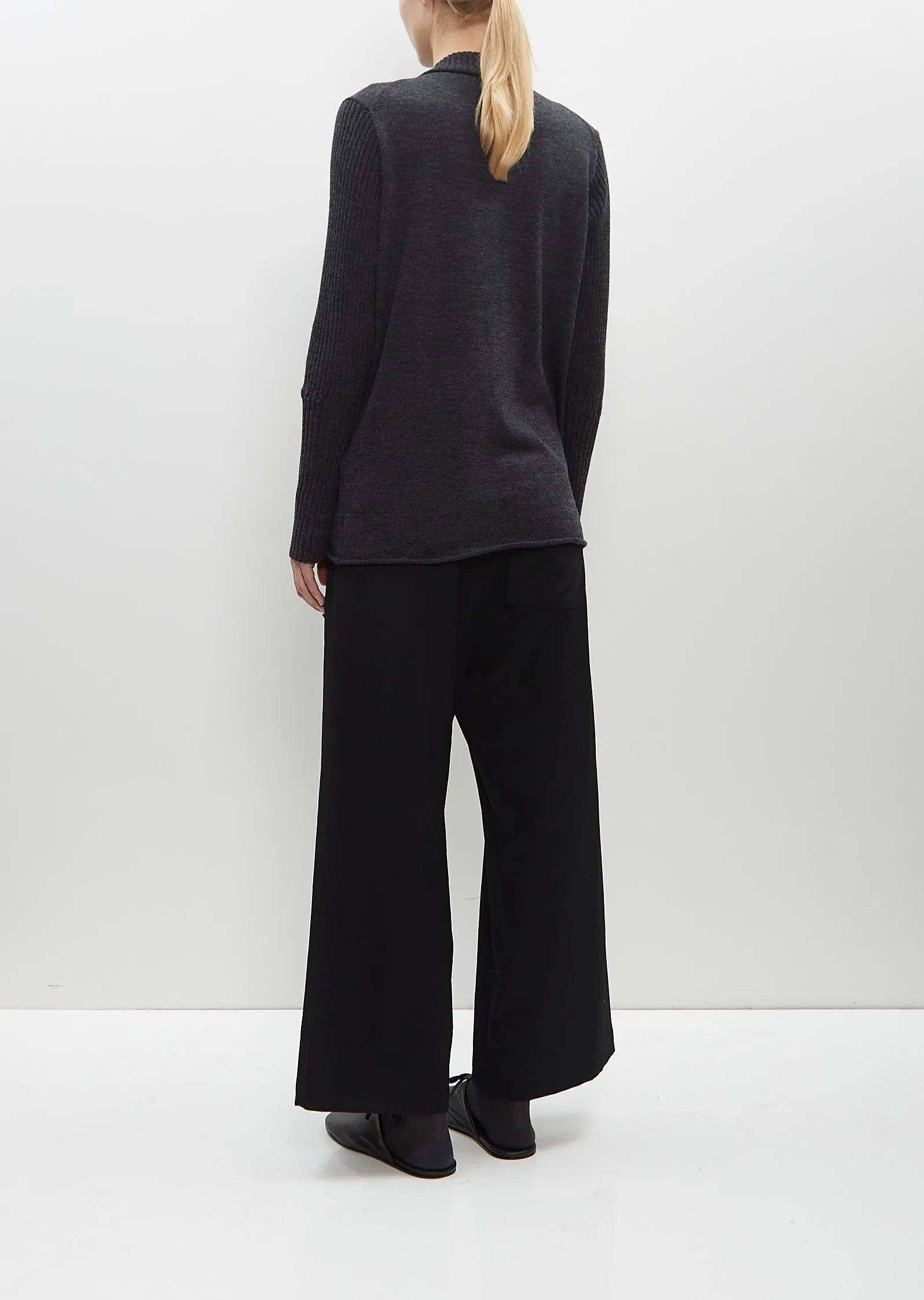 Front Drape Cloth Cardigan sold by La Garconne product image thumbnail 3