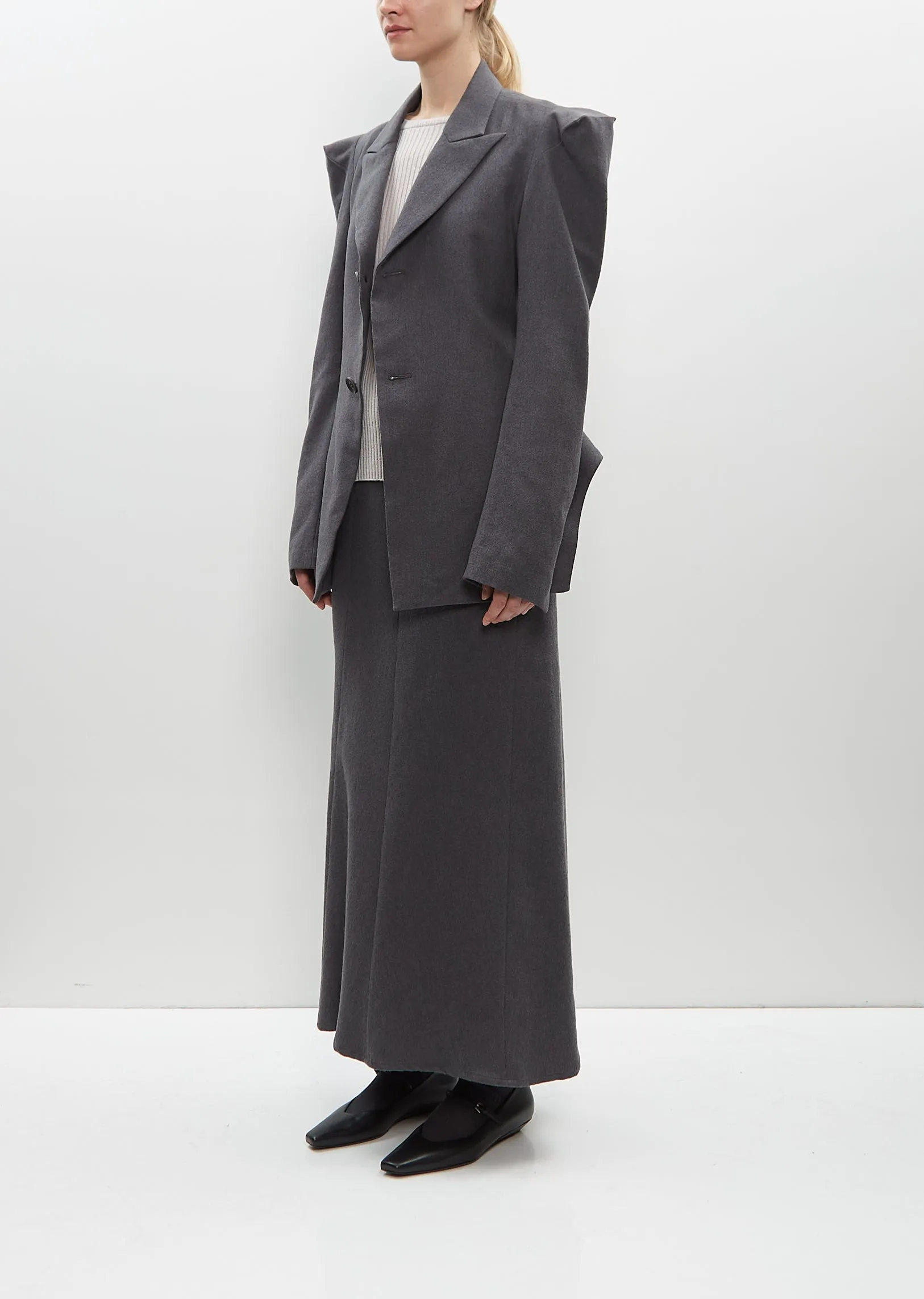 Structured Gusset Shoulder Jacket sold by La Garconne product image thumbnail 4