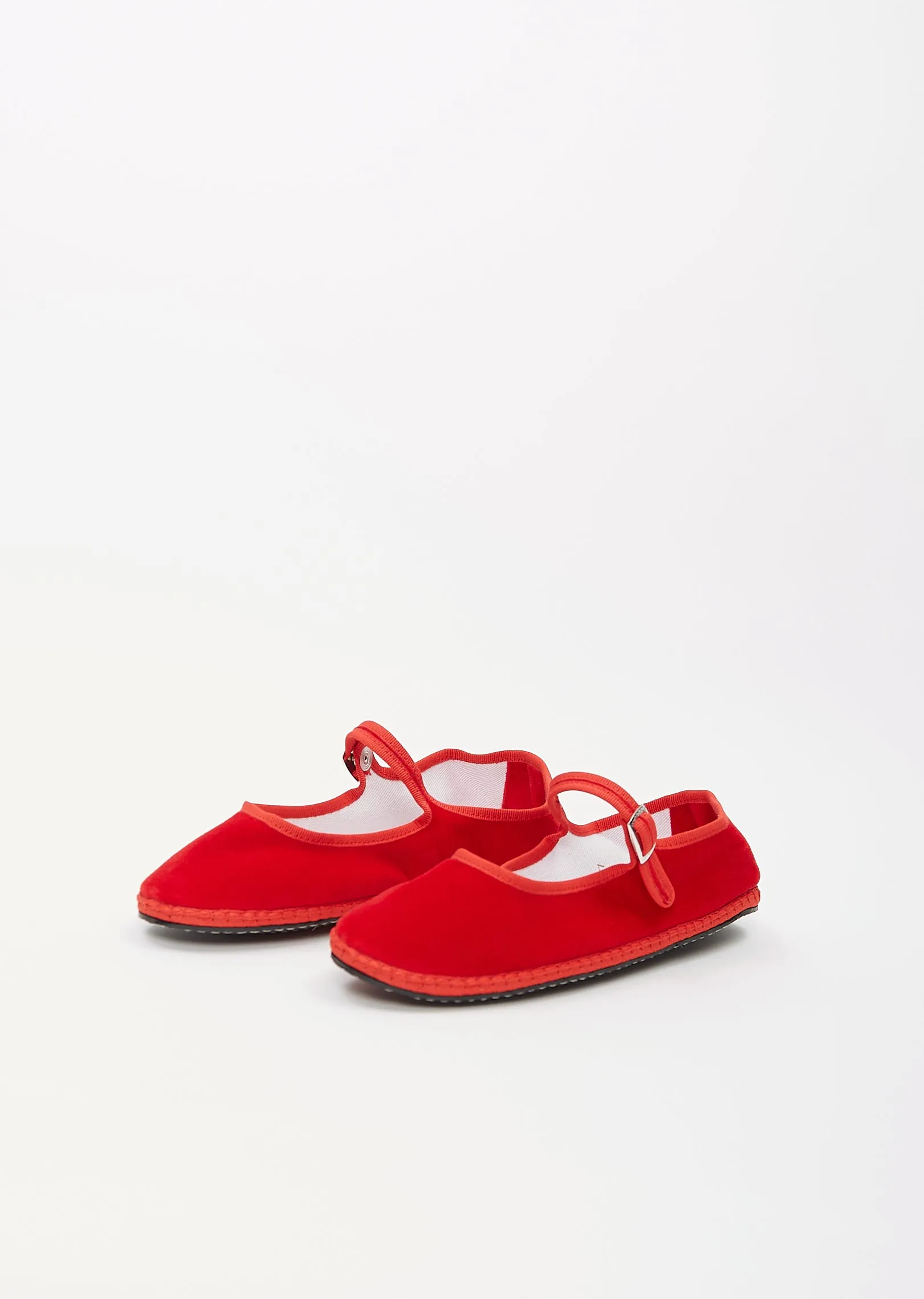 Mary Jane Velvet — Red sold by La Garconne product image thumbnail 2