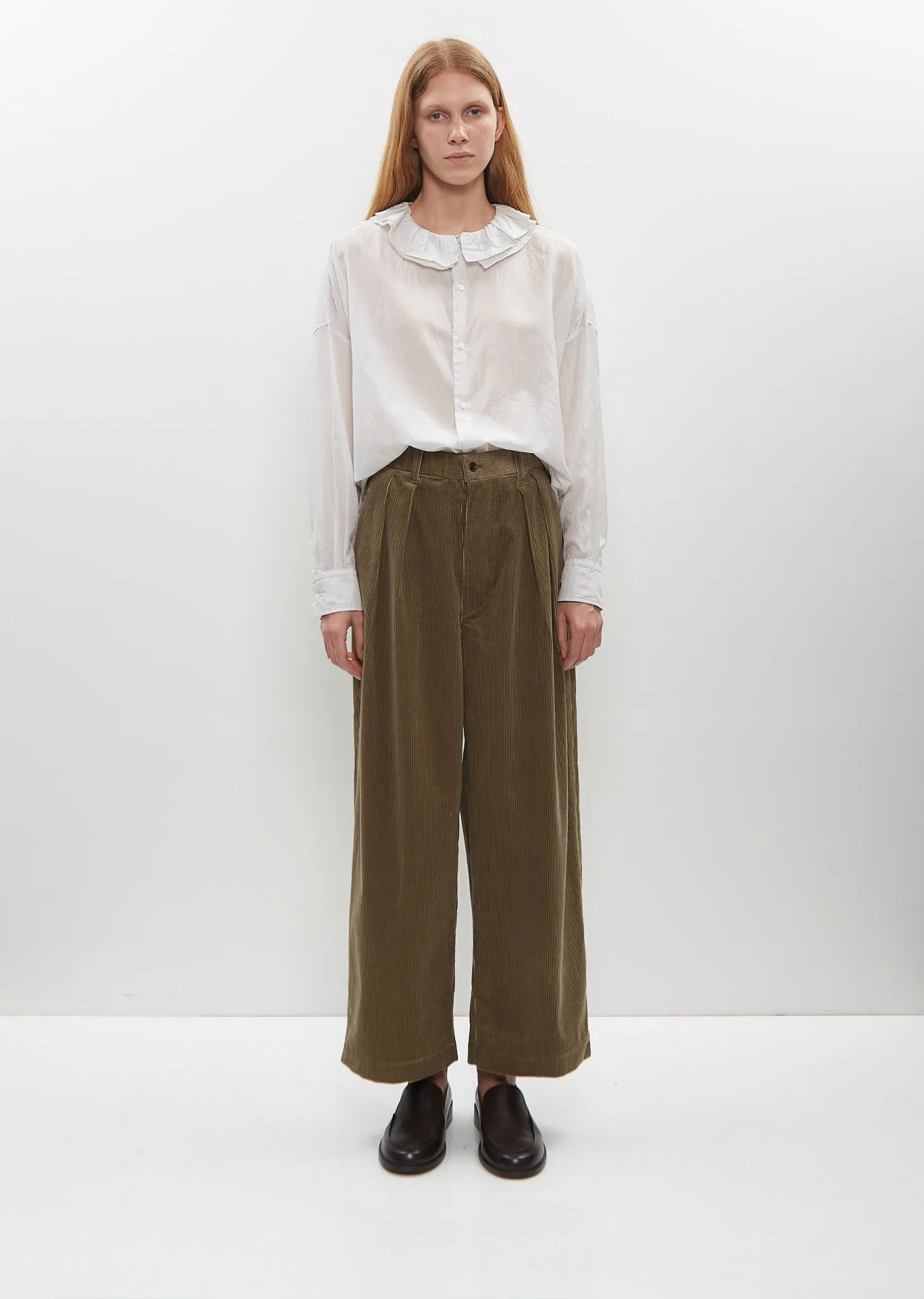 2 In-Pleat Baggy Pants sold by La Garconne product image thumbnail 4
