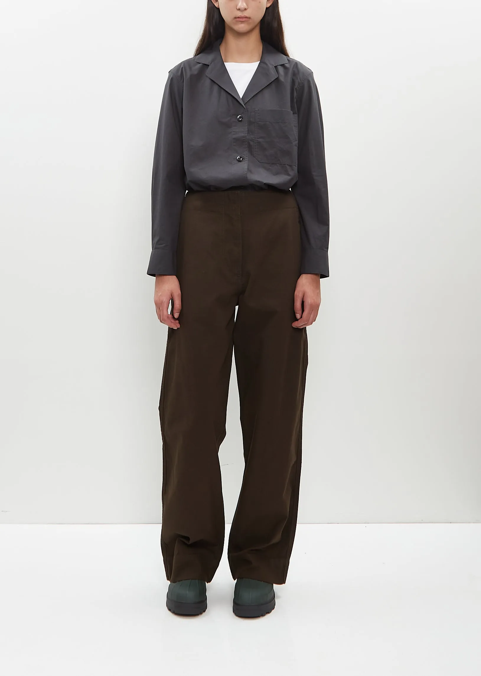 Cotton Gabardine Naval Trouser sold by La Garconne