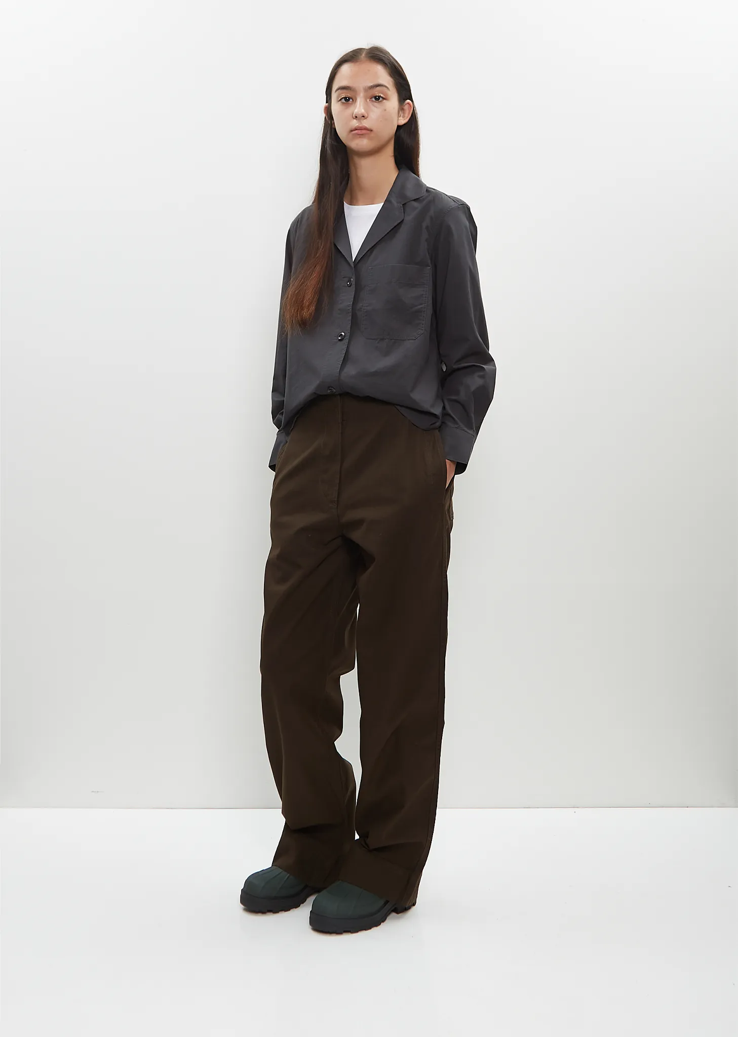 Cotton Gabardine Naval Trouser sold by La Garconne product image thumbnail 4