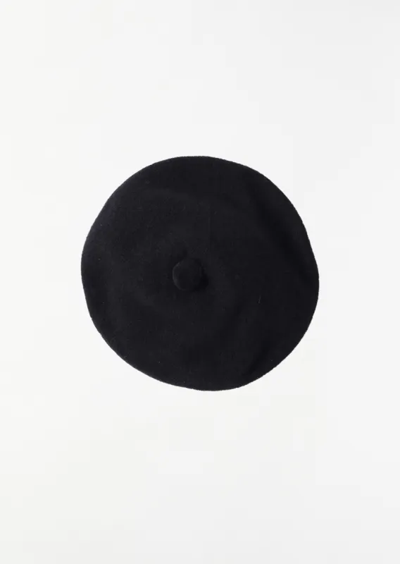 Felted Pom Pom Beret sold by La Garconne