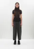 Chiffon Twist Top — Black sold by La Garconne