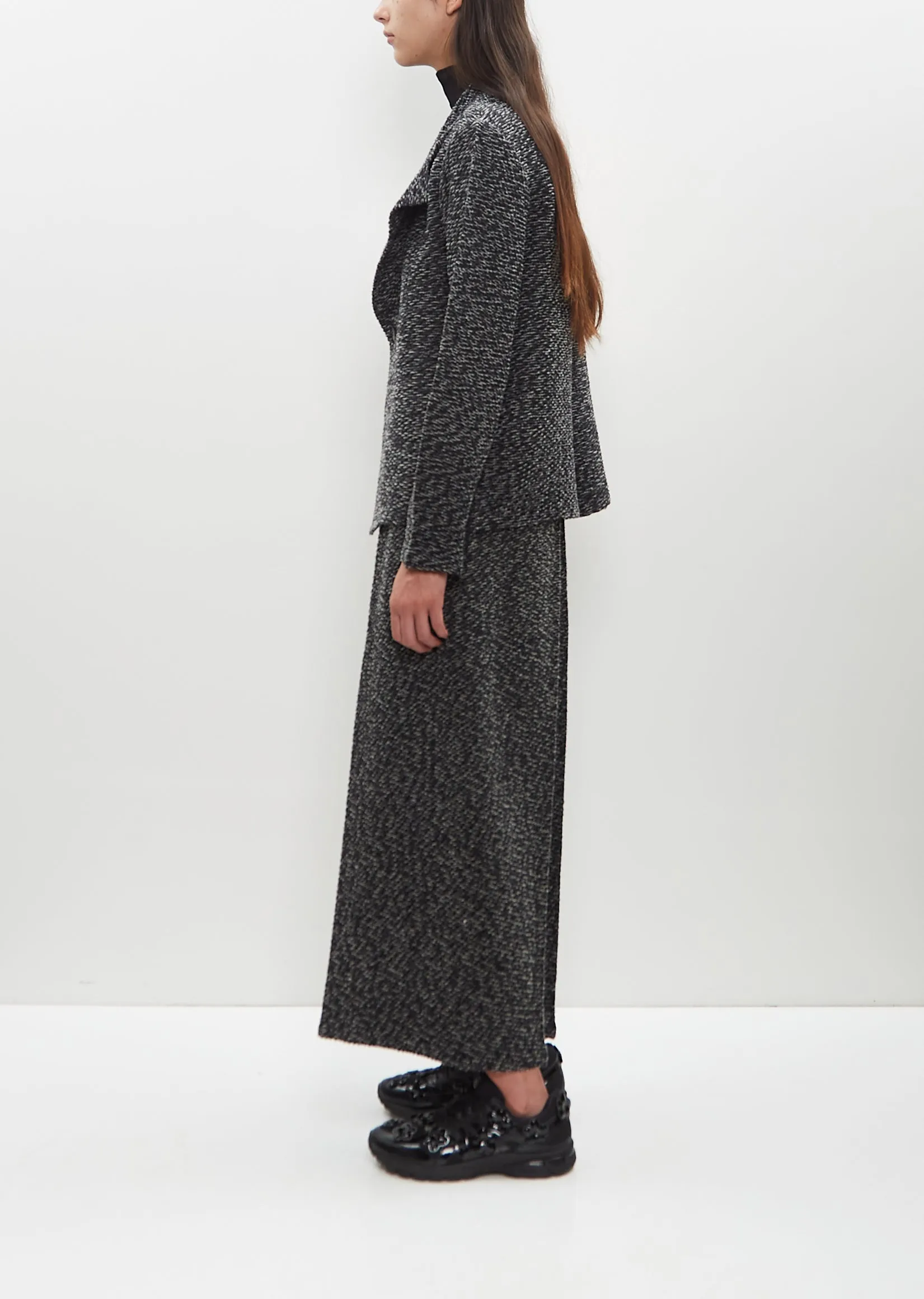 Polyester-Wool Blend Warm Pleats Jacket sold by La Garconne product image thumbnail 3