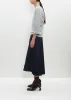 Merino Wool-Cotton Unita Boatneck Sweater — Dusty Grey sold by La Garconne