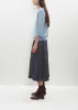 Merino Wool-Cotton Unita Boatneck Sweater — Sky Blue sold by La Garconne