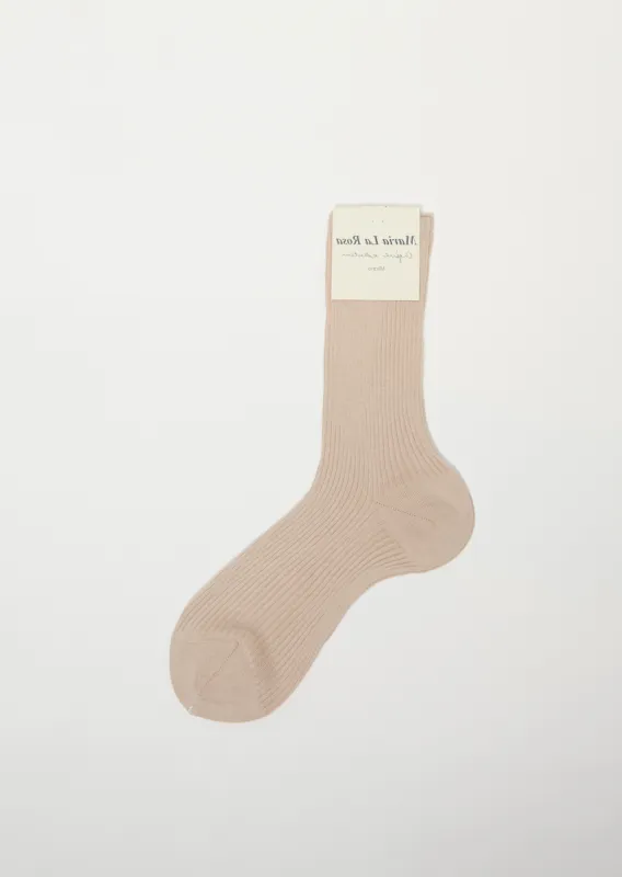Organic Cotton Socks — Blush sold by La Garconne